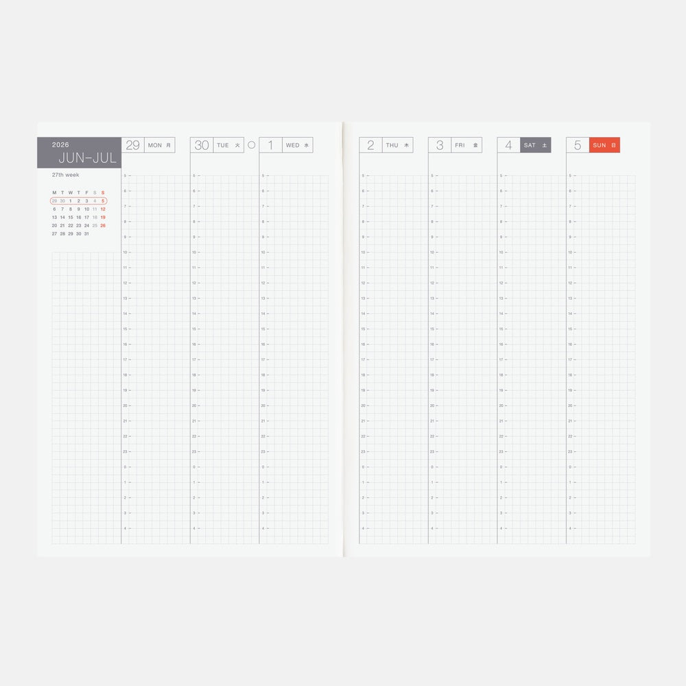 Hobonichi Techo A5 English Cousin Book