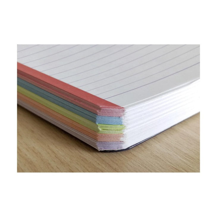 Clairefontaine Linicolor Revision Cards - Lined 50 sheets - 14.8 x 10.2 cm - Fuchsia