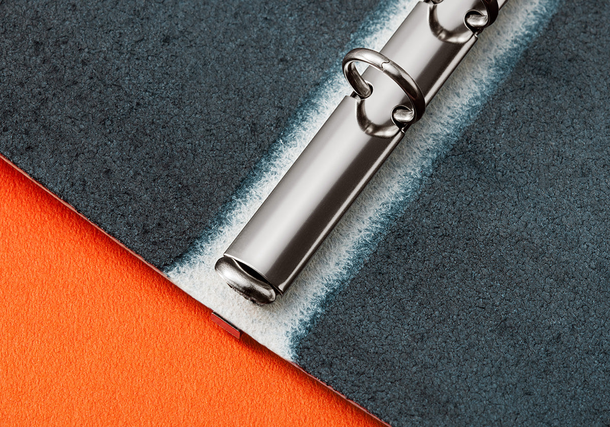 Plotter Shiranami 6-Ring Leather Binder - Mini Size