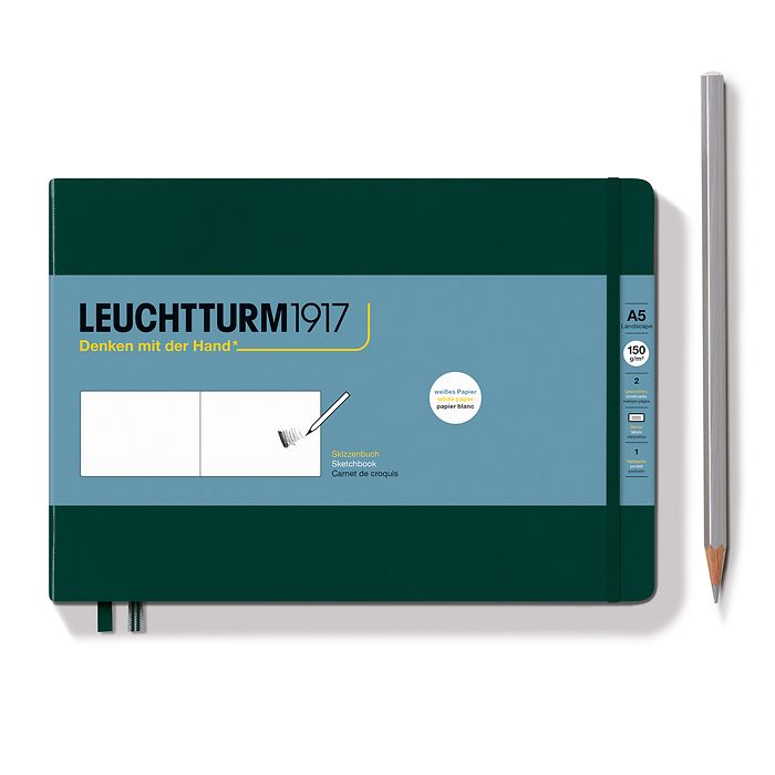 Leuchtturm A5 Medium Landscape Hardcover Sketchbook