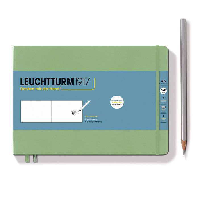 Leuchtturm A5 Medium Landscape Hardcover Sketchbook