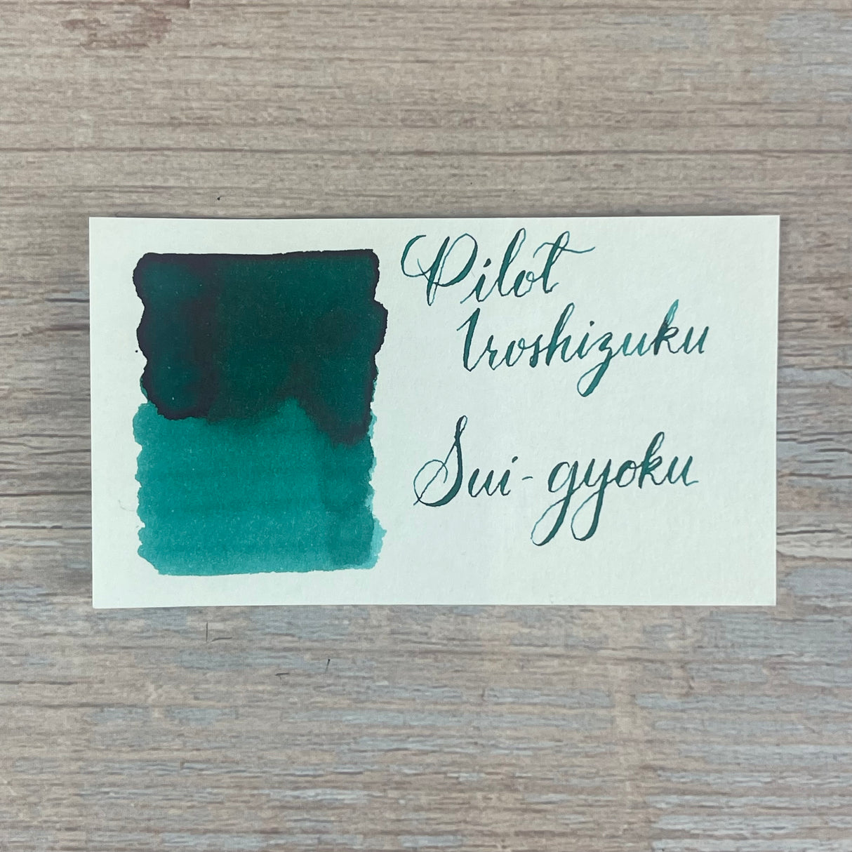 Pilot Iroshizuku Sui-Gyoku - 15ml Bottled Ink