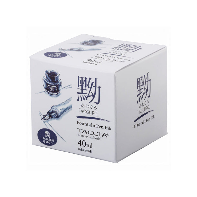 Taccia Sunao-Iro 40ml Bottled Ink - Aoguro