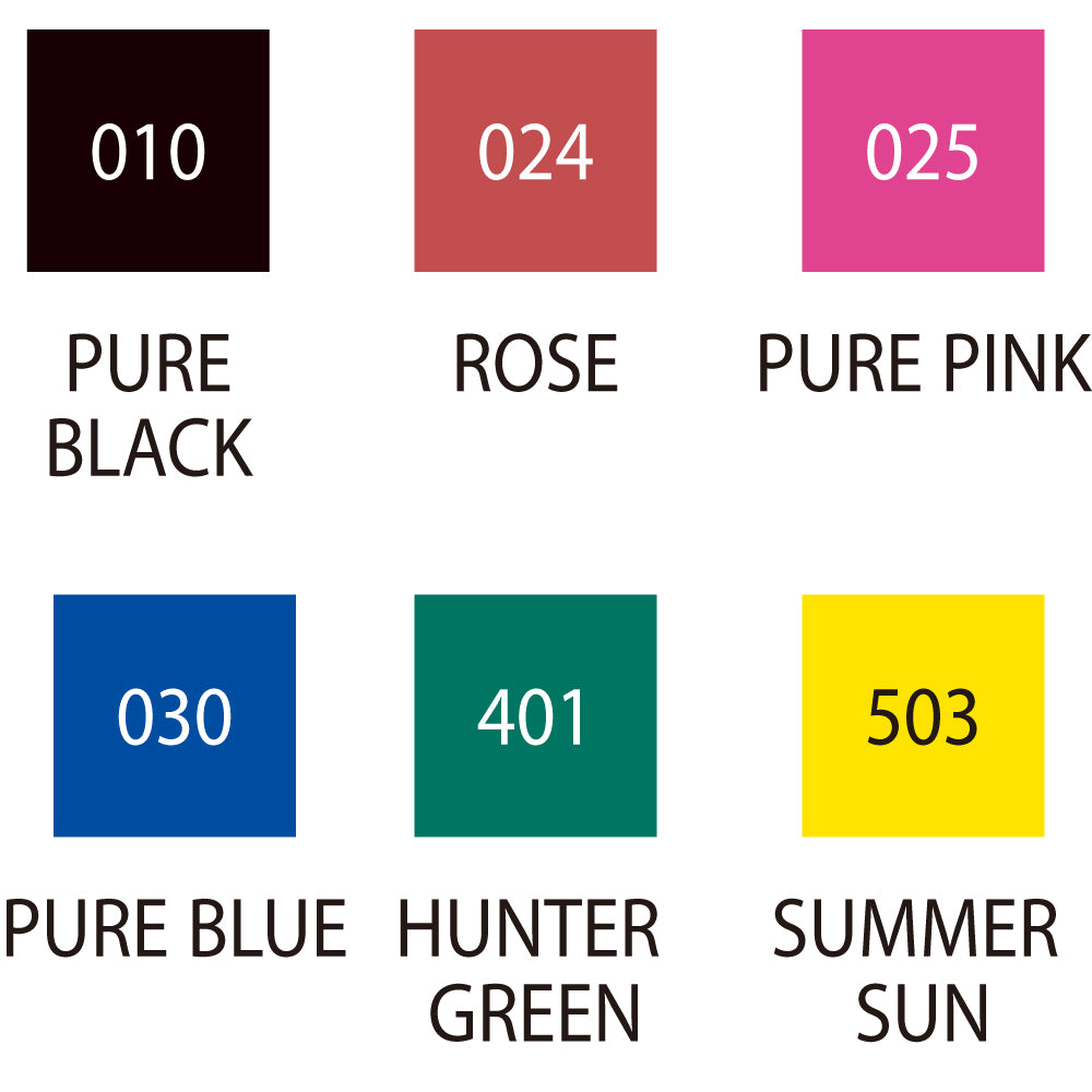 Kuretake Zig Memory System Calligraphy II (6 Color Set)