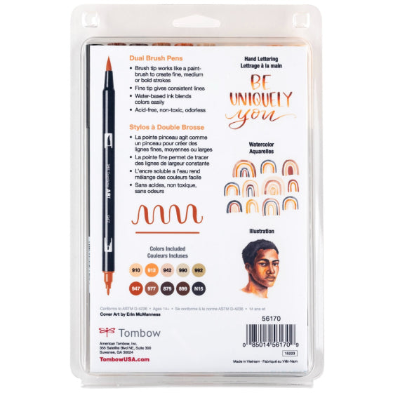 Tombow Dual Brush Marker - Portrait Palette