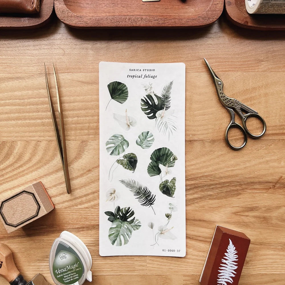 Sarica Studio Tropical Foliage Stickers