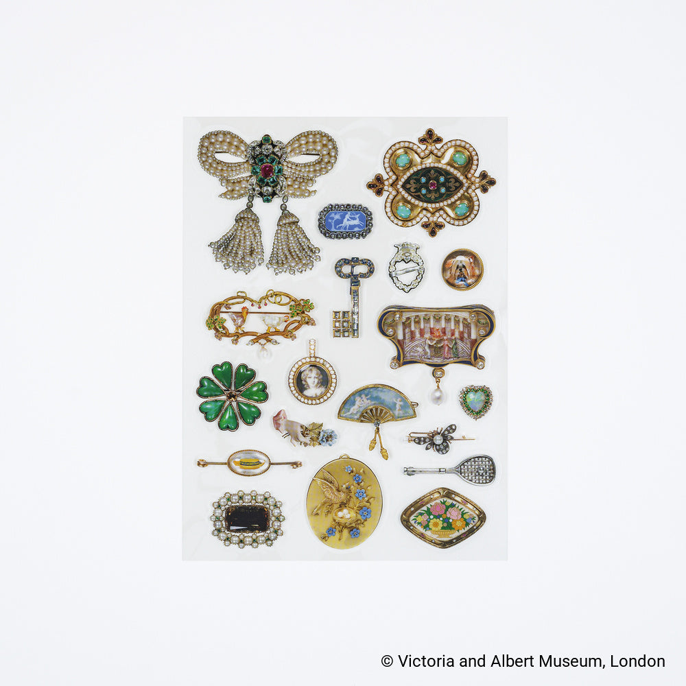 Hobonichi V&A Series: Almost Actual-Size Jewellery Stickers