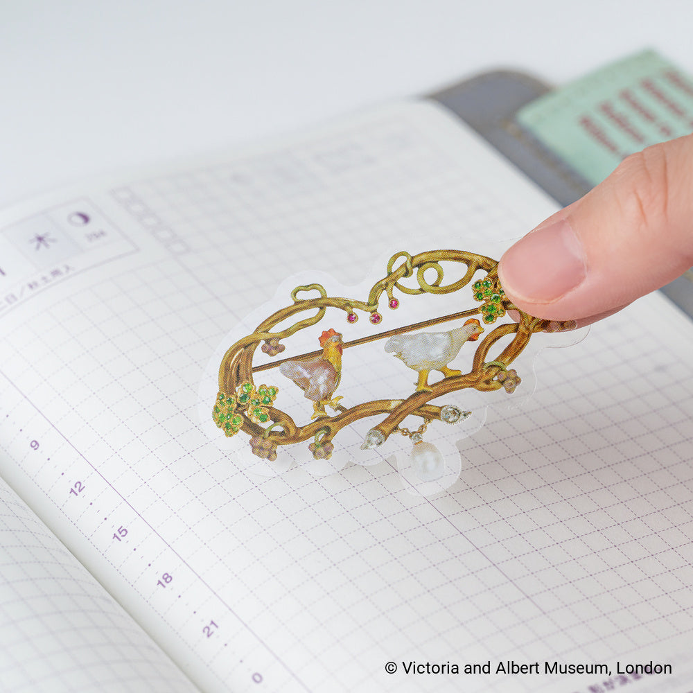 Hobonichi V&A Series: Almost Actual-Size Jewellery Stickers