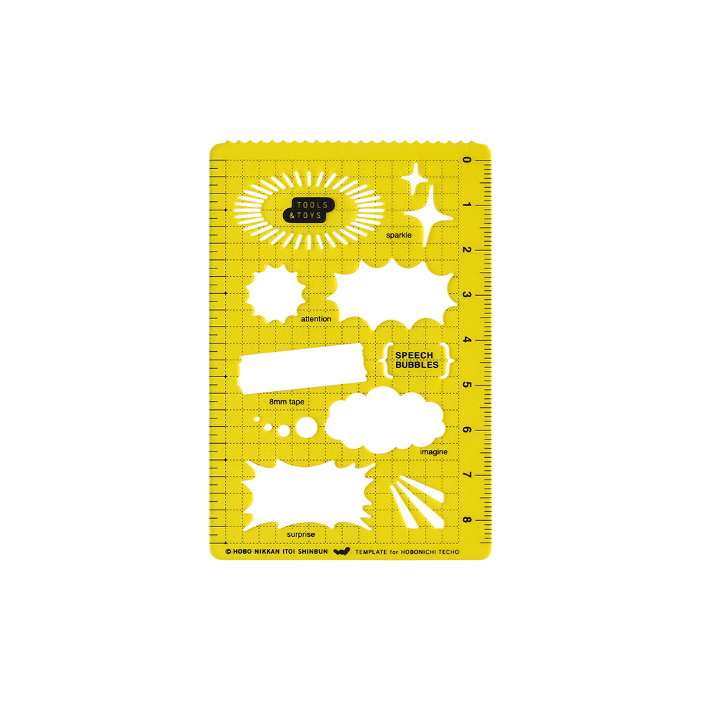 Hobonichi Hobonichi Stencil - Speech Bubbles
