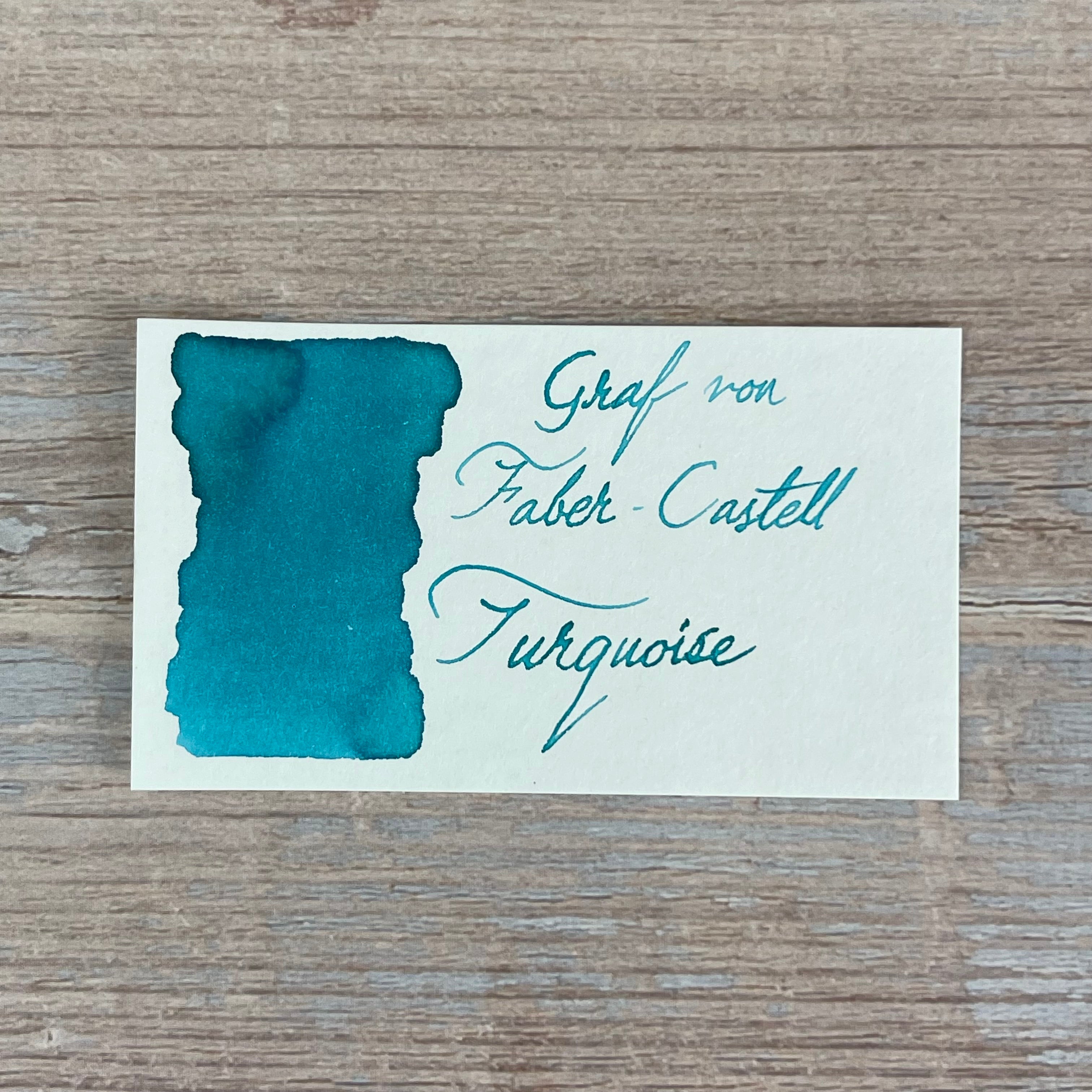 Graf von Faber-Castell Turquoise - 75ml Bottled Ink – Atlas Stationers