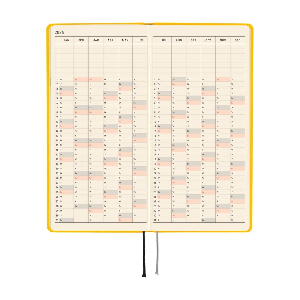 Hobonichi Techo Weeks - Colors: Full Moon Yellow (April Start)