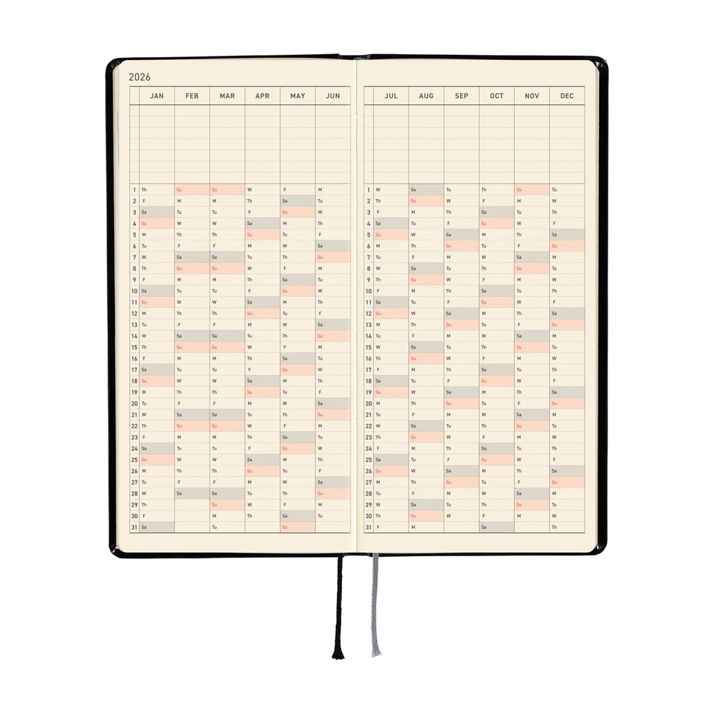 Hobonichi Techo Weeks - Yumi Kitagishi: White Cat’s Daily Life (April Start)