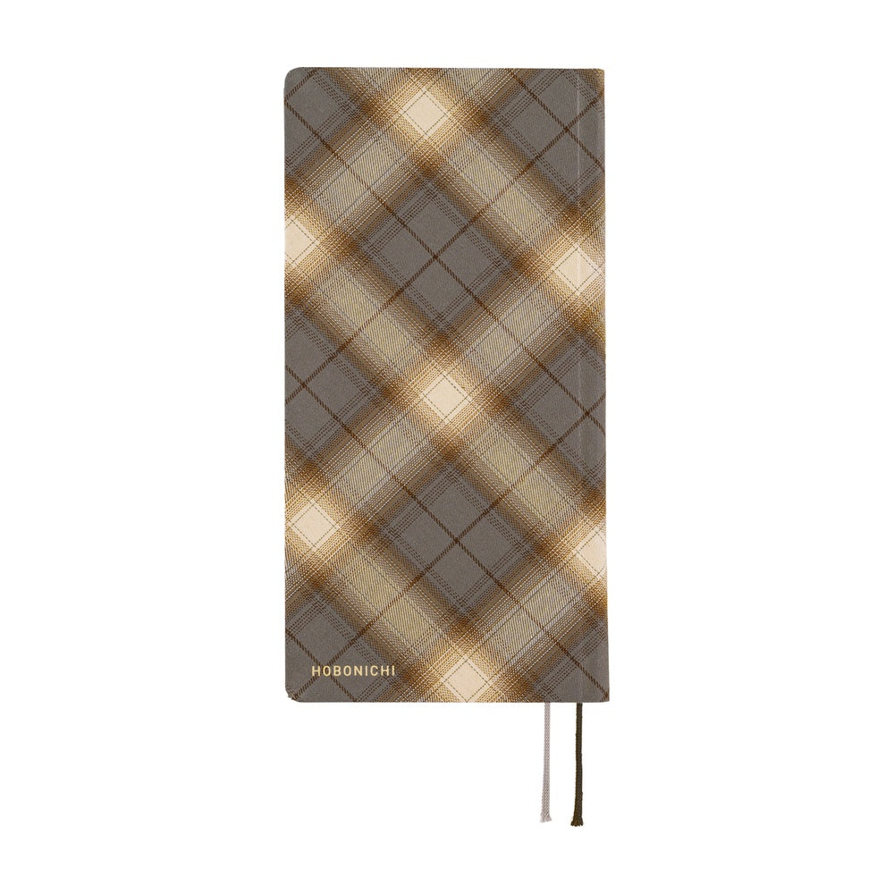 Hobonichi Techo Weeks - Shirt Fabric: Foggy Plaid (April Start)