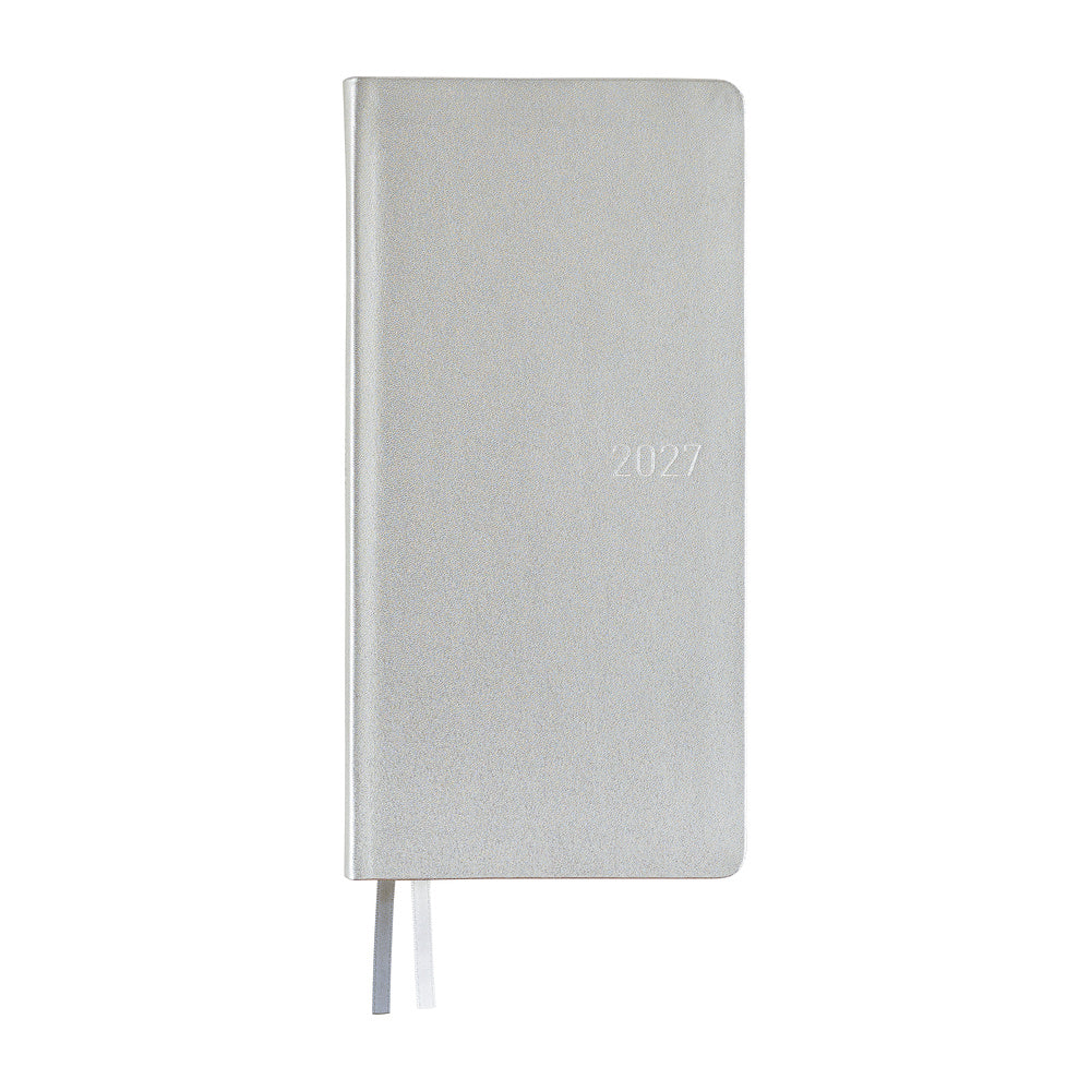 Hobonichi Techo Weeks - Leather: Noble Silver