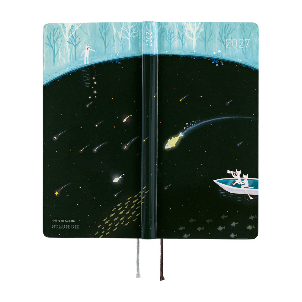 Hobonichi Techo Weeks - Hiroko Kubota: Meteor Shower in the Light Blue Forest