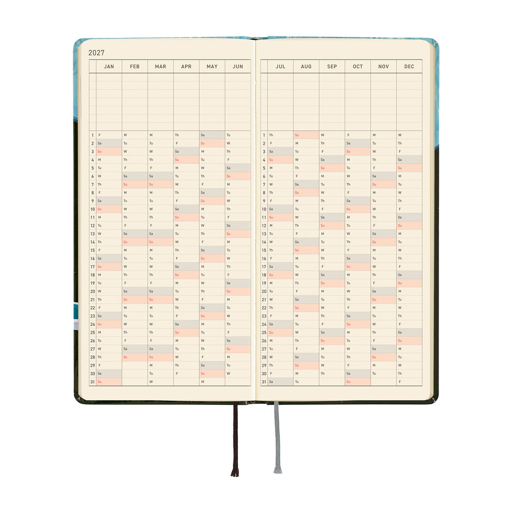 Hobonichi Techo Weeks - Hiroko Kubota: Meteor Shower in the Light Blue Forest