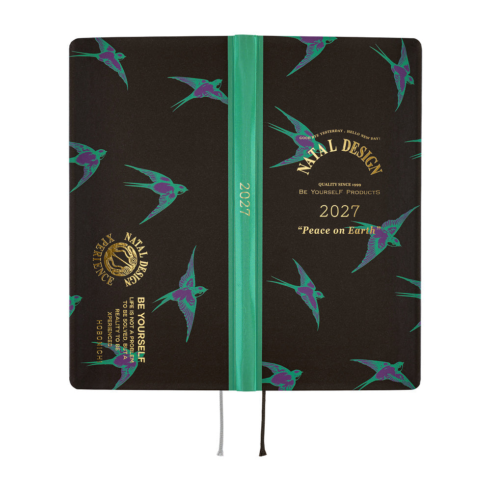 Hobonichi Techo Weeks - Natal Design: Lucky Swallow