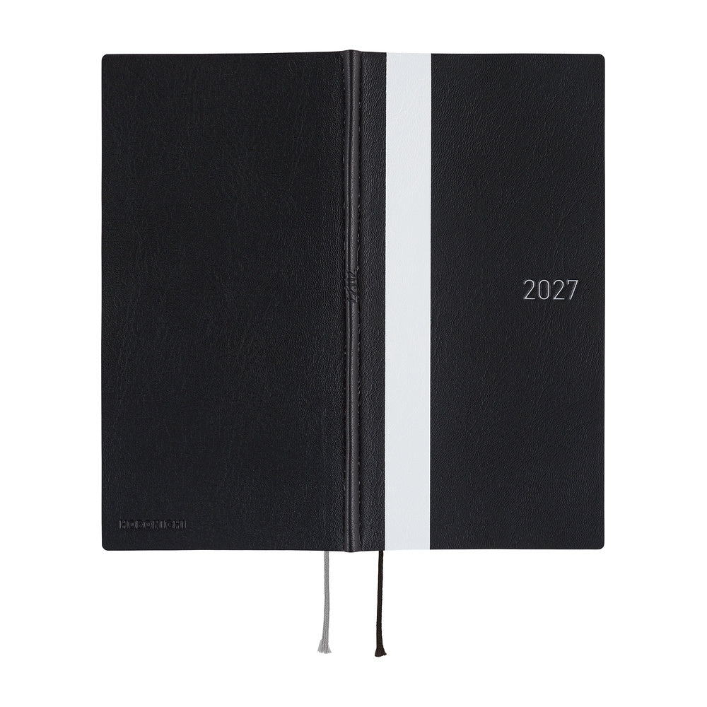 Hobonichi Techo Weeks - White Line: Black
