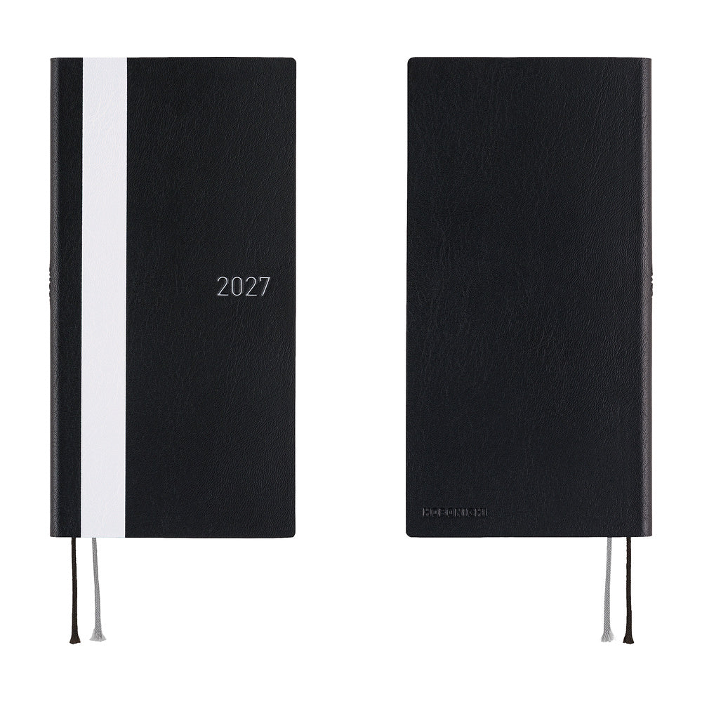 Hobonichi Techo Weeks - White Line: Black