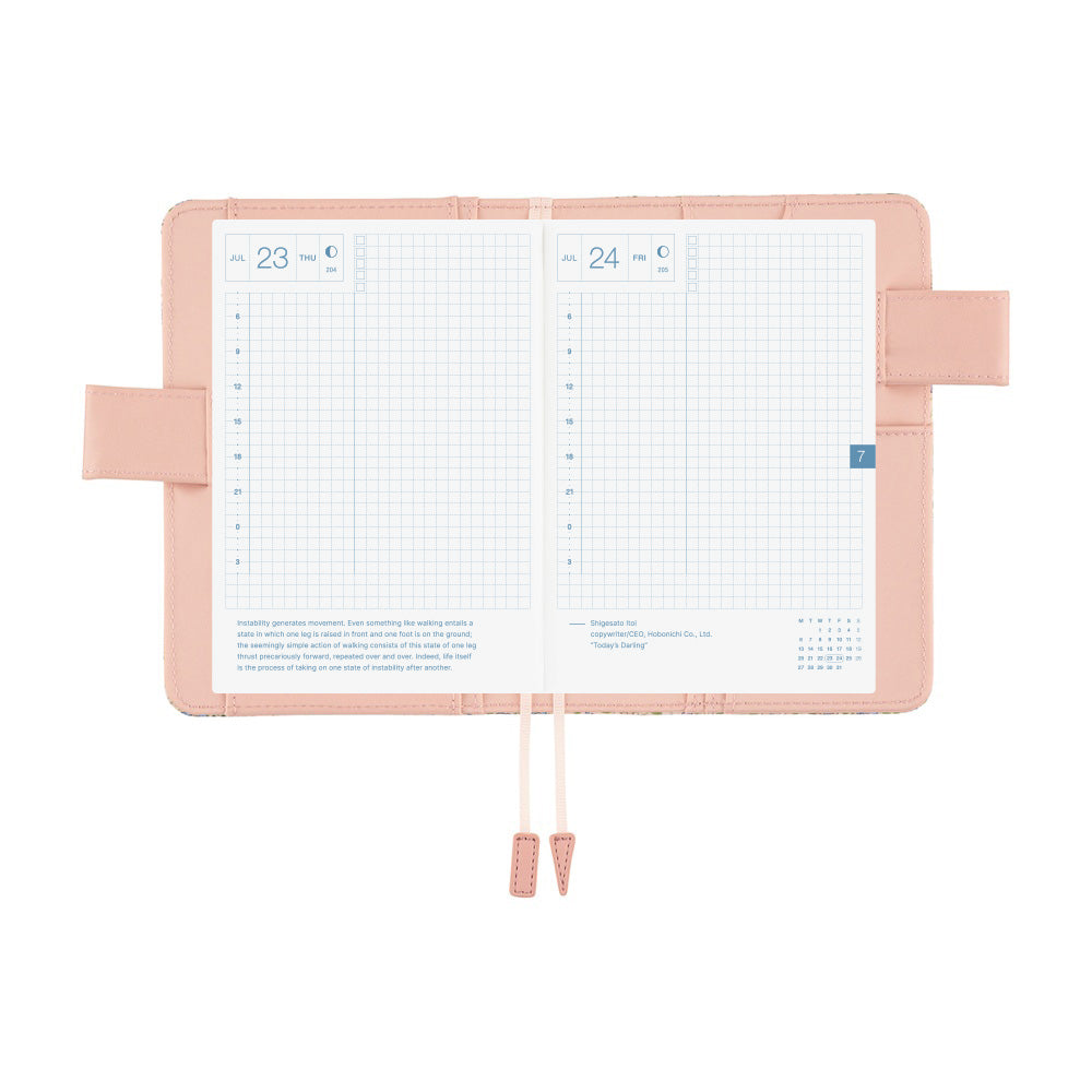 Hobonichi Techo A6 Original Planner Set - Liberty Fabrics: Sasha Kiora