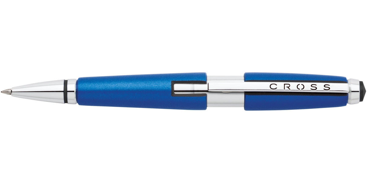 Edge Nitro Blue Rollerball Pen Detail