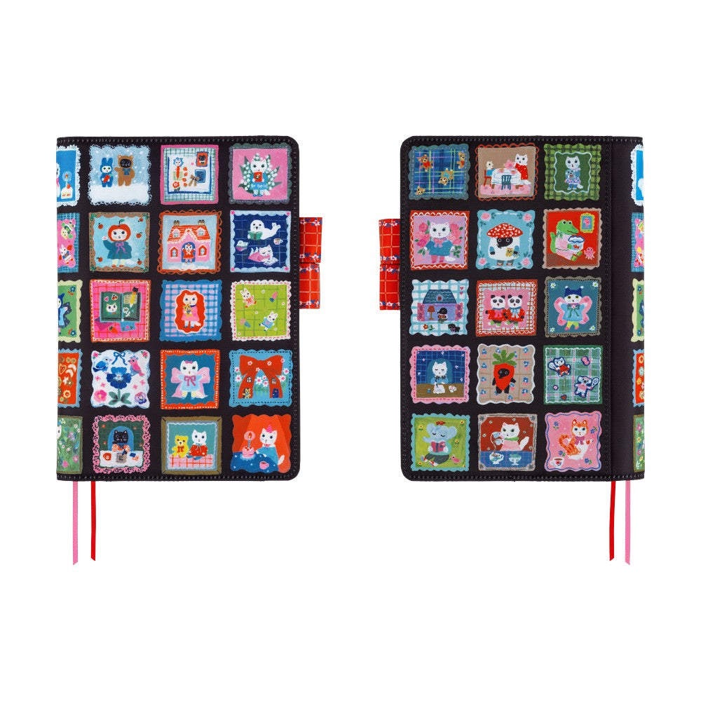 Hobonichi Techo A5 Cousin Planner Set - Yumi Kitagishi: White Cat’s Daily Life (April Start)