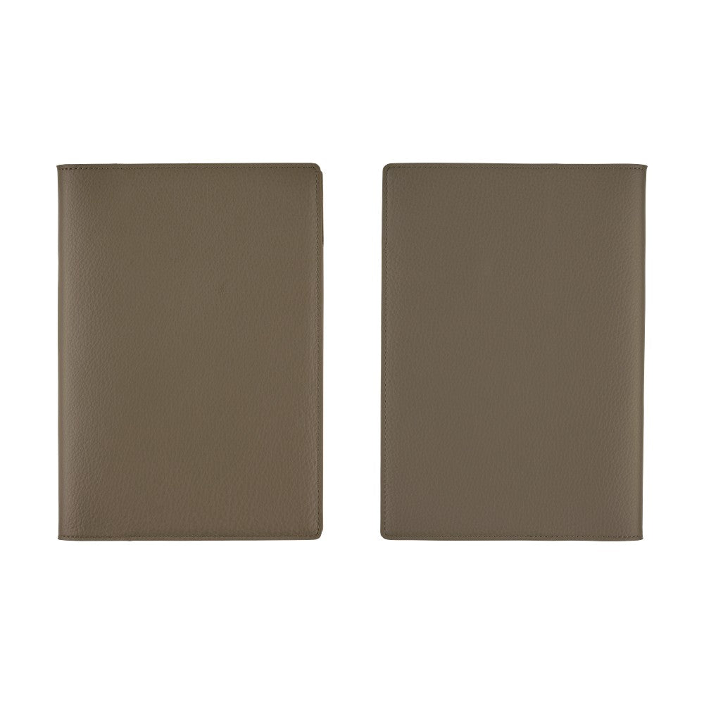 Hobonichi Techo A5 Cousin Planner Set - Leather: Taut (Gray & Light Blue)