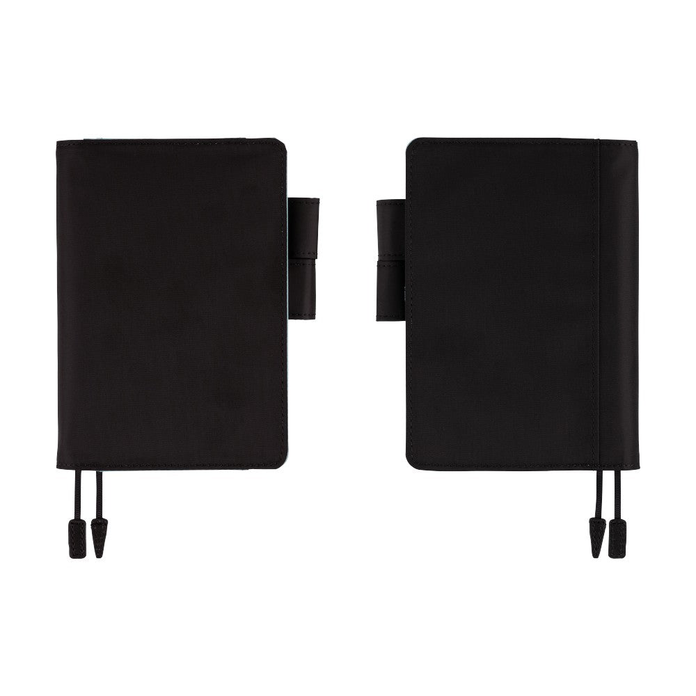 Hobonichi Techo A6 Original Planner Cover - Colors: Black x Clear Blue