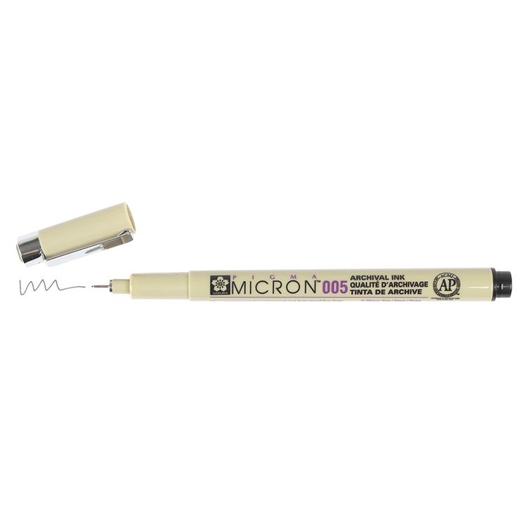 Pigma Micron 005 .2mm Pen - Black | Atlas Stationers.