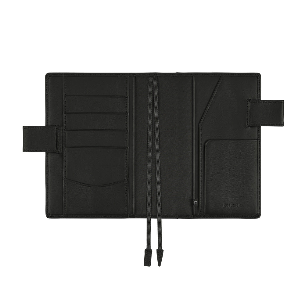 Hobonichi Techo A6 Original Planner Set - Leather: TS Basic - Black | Atlas Stationers.