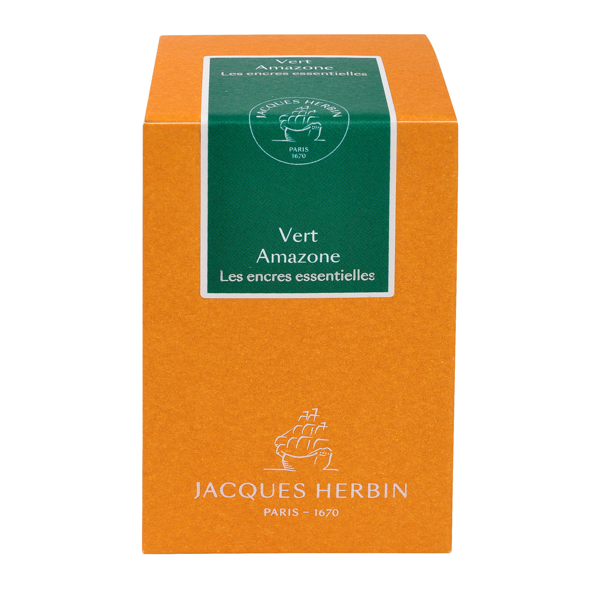 Jacques Herbin Essential - Vert Amazone - 50ml Bottled Ink | Atlas Stationers.