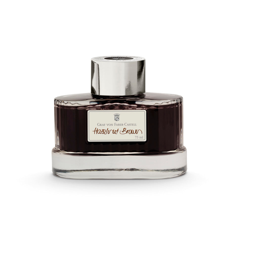 Graf von Faber-Castell - Hazelnut Brown - 75ml Bottled Ink | Atlas Stationers.