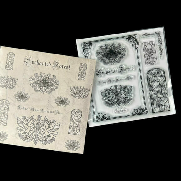 CoraCreaCrafts Clear Stamp - Enchanted Forest