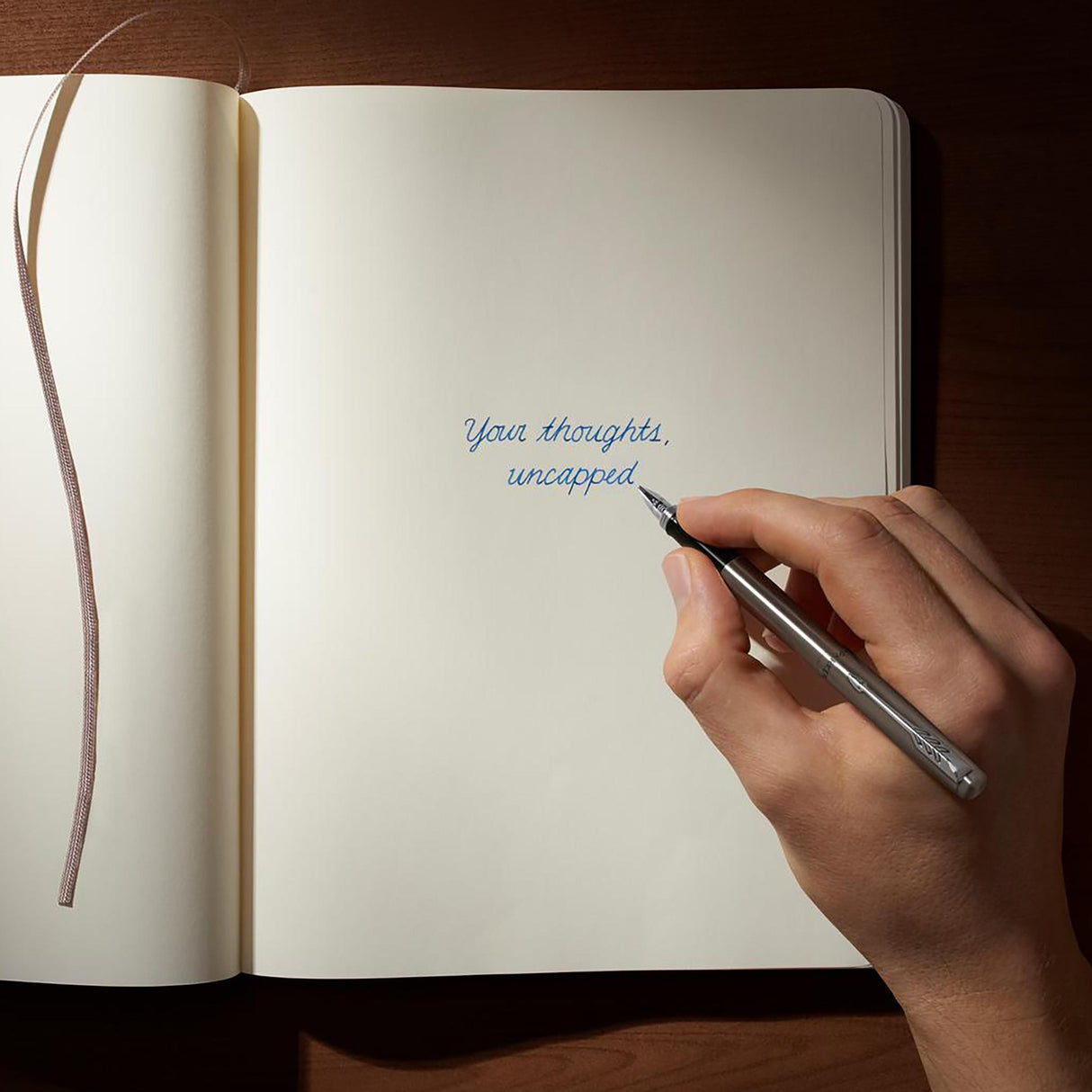 Parker Jotter Fountain Pen - Stainless Steel with Chrome Trim | Atlas Stationers.