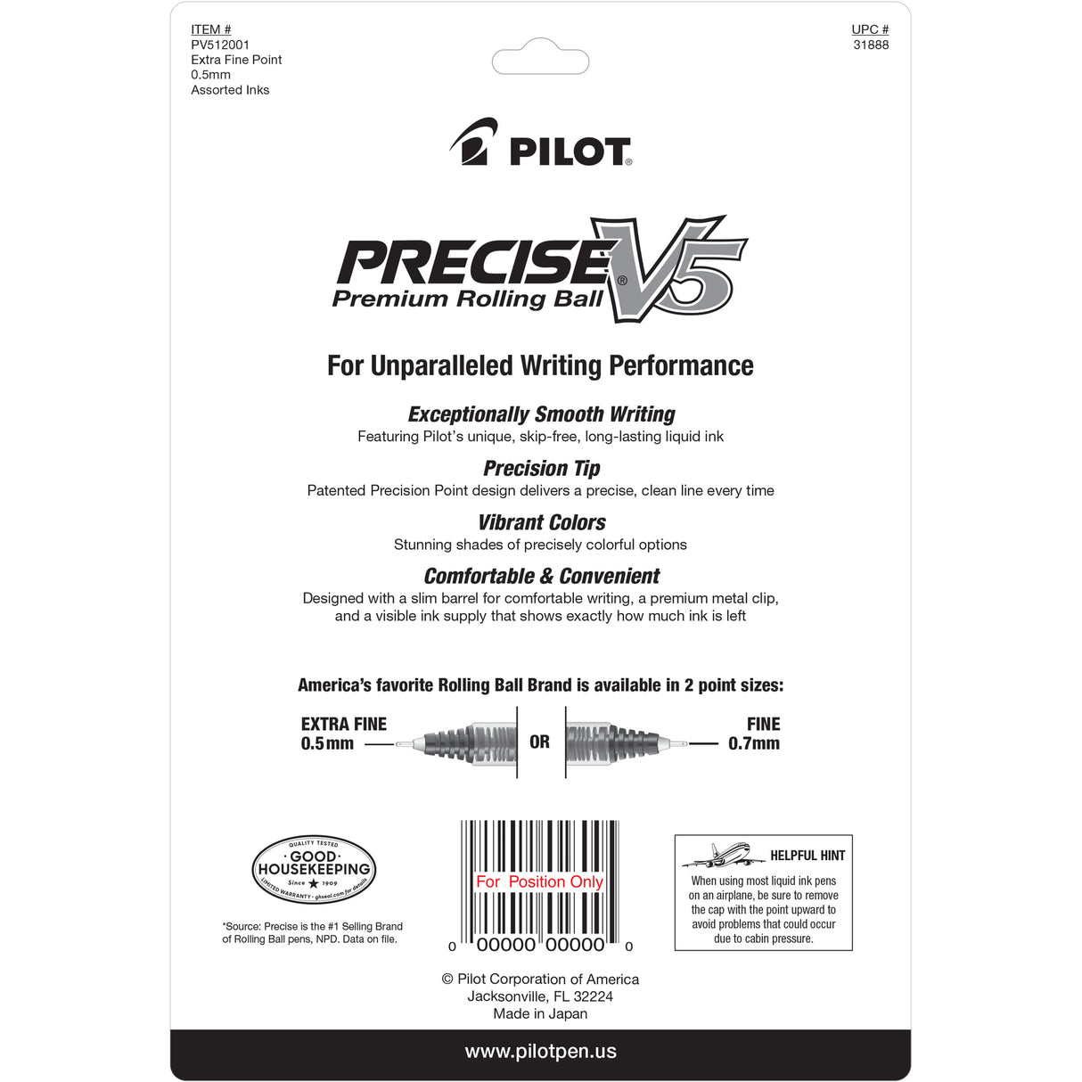 Pilot Precise V5 Rollerball Pens - 12 pack | Atlas Stationers.