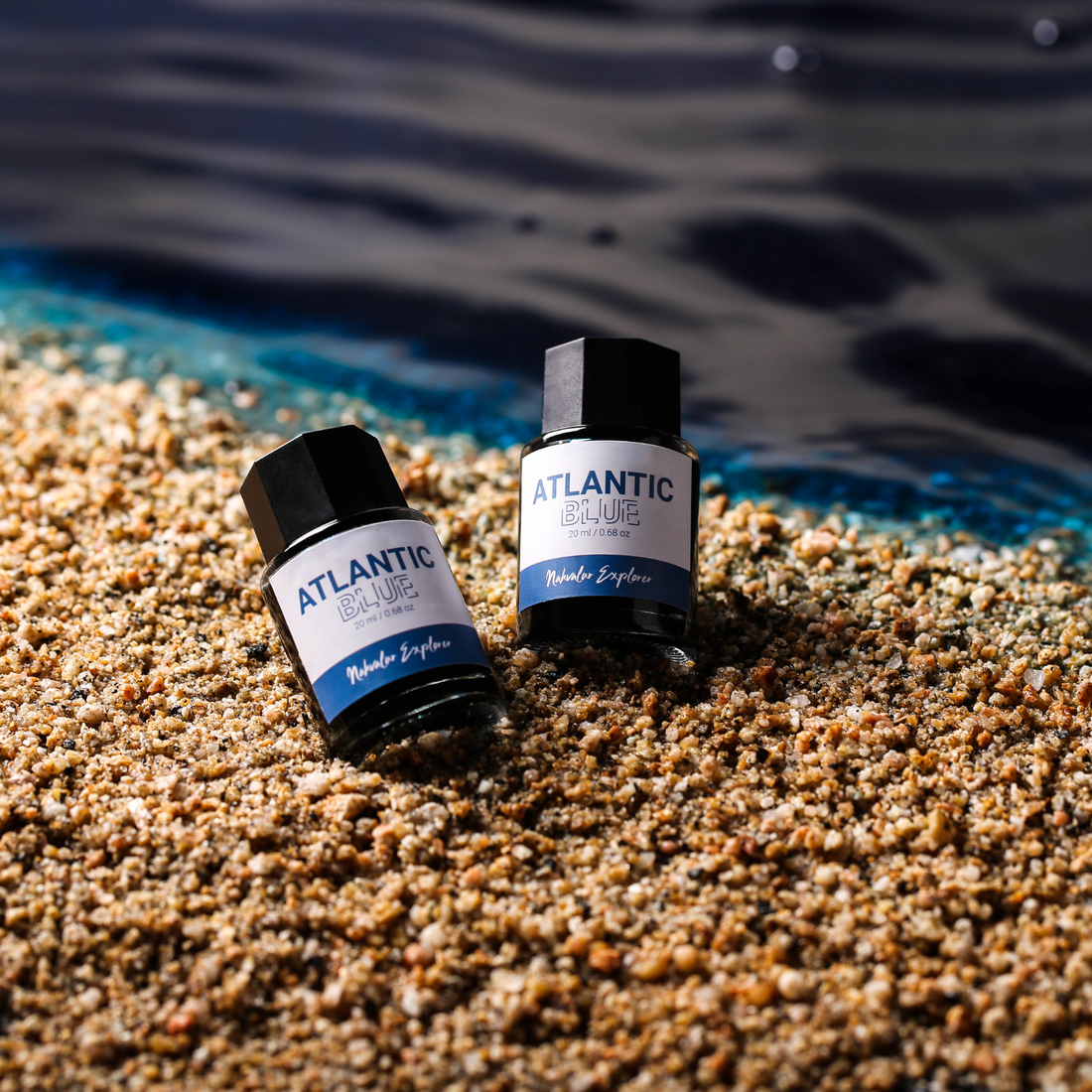 Nahvalur (Narwhal) Atlantic Blue - 20ml Bottled Ink