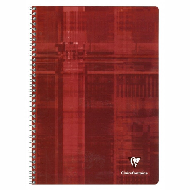 Clairefontaine Wirebound Notebook - French ruled 50 sheets - 8 1/4 x 11 3/4 - Assorted | Atlas Stationers.