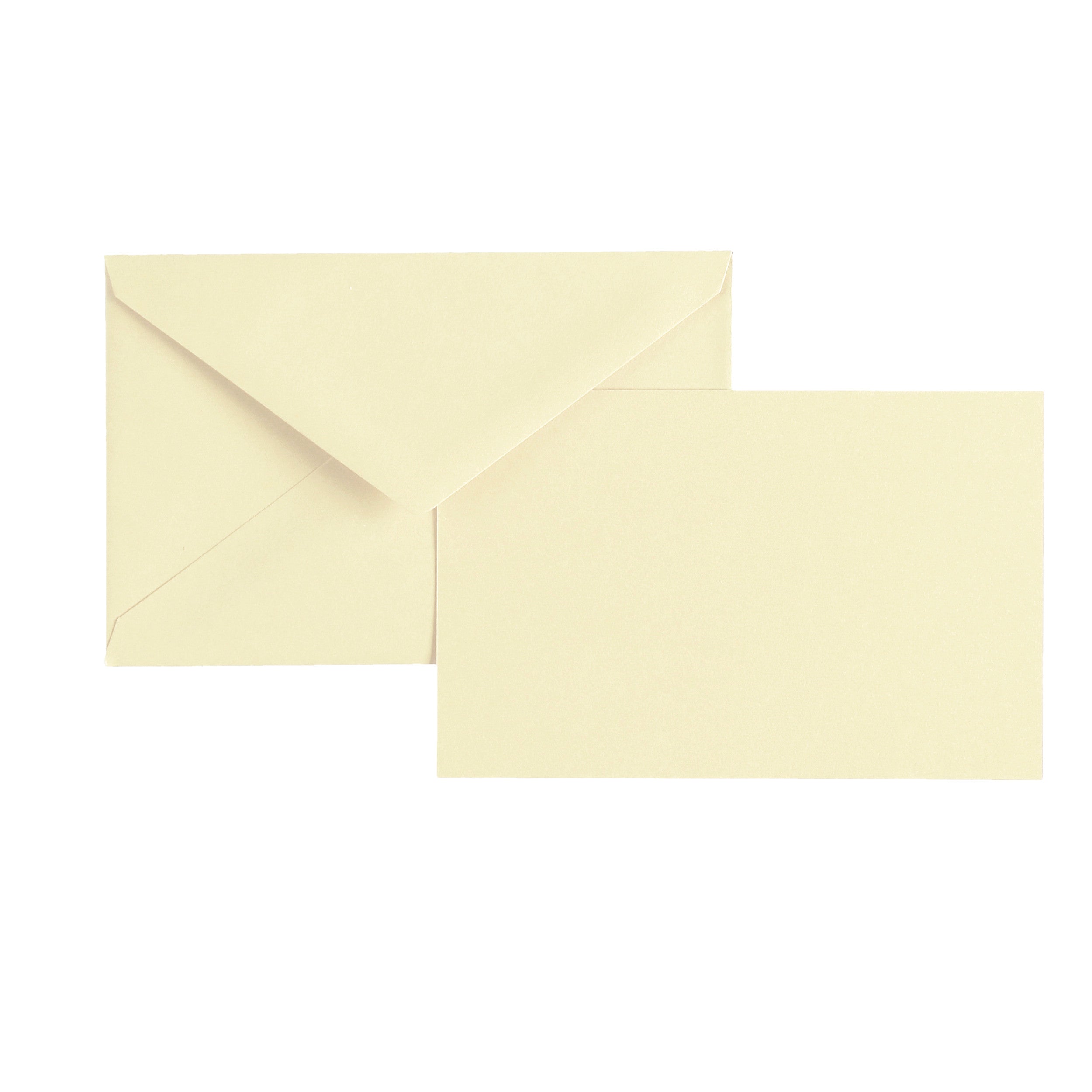 Vellum Stationery Set Smooth Finish, Flat Card 3 1/2' x 5 1/2