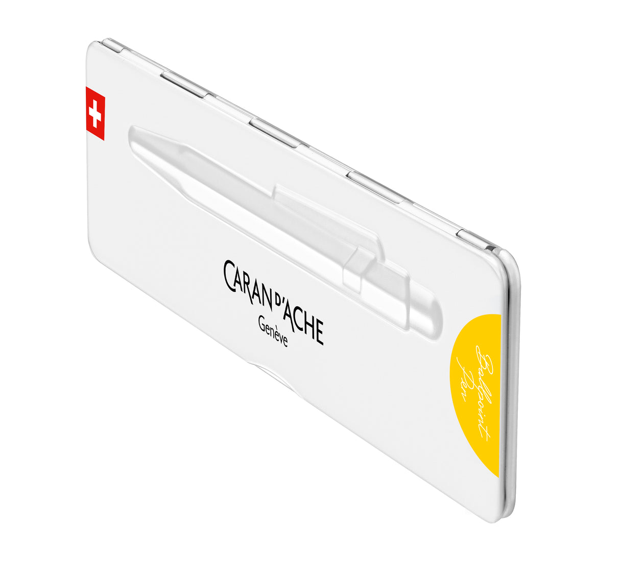 Caran d'Ache 849 Colormat-X Ballpoint Pen - Yellow | Atlas Stationers.