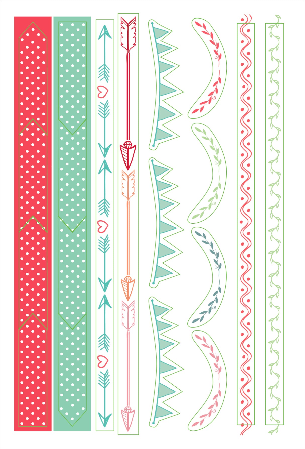 ESSENTIALS DOTTED JOURNAL PLANNER STICKERS | Atlas Stationers.