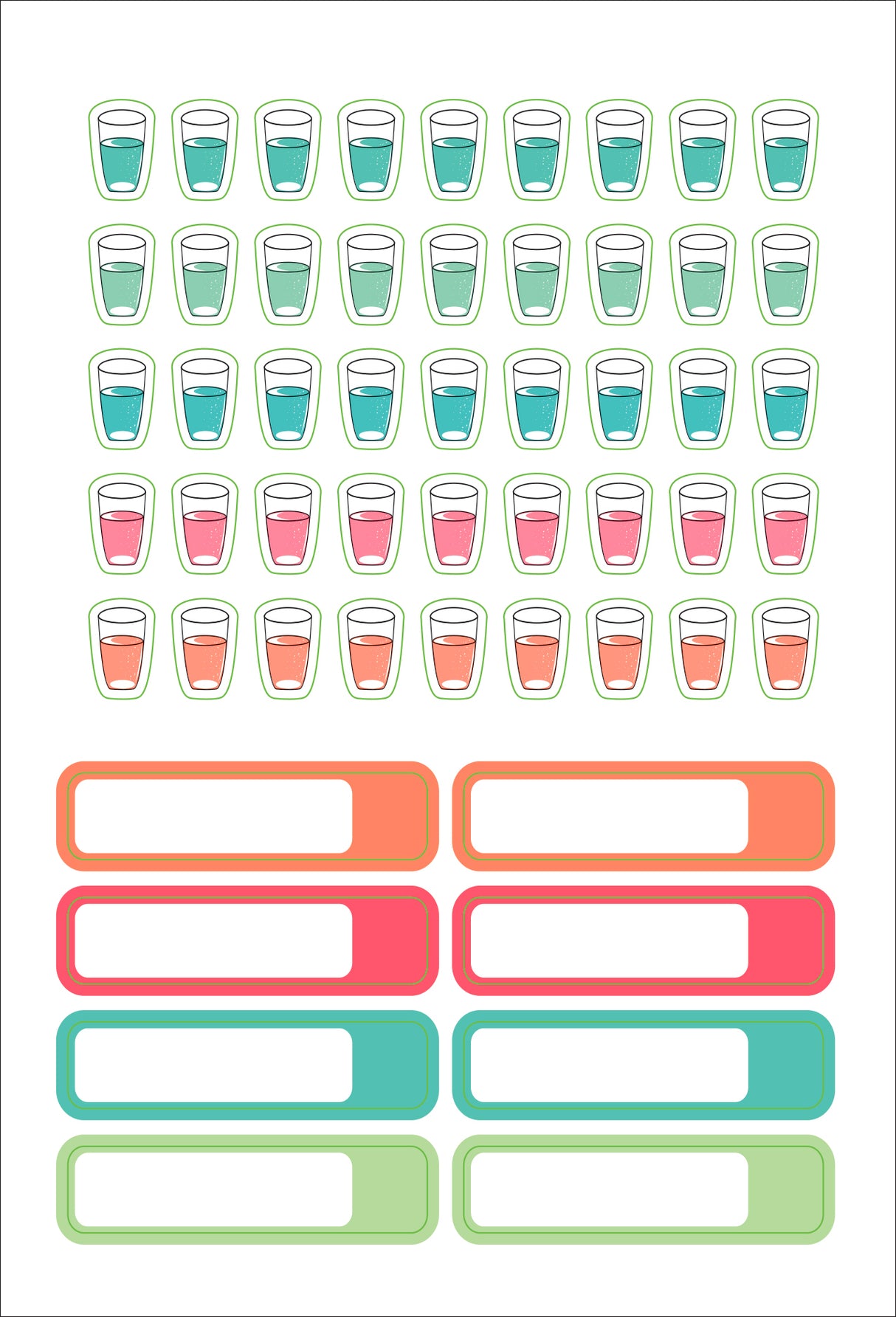 ESSENTIALS DOTTED JOURNAL PLANNER STICKERS | Atlas Stationers.