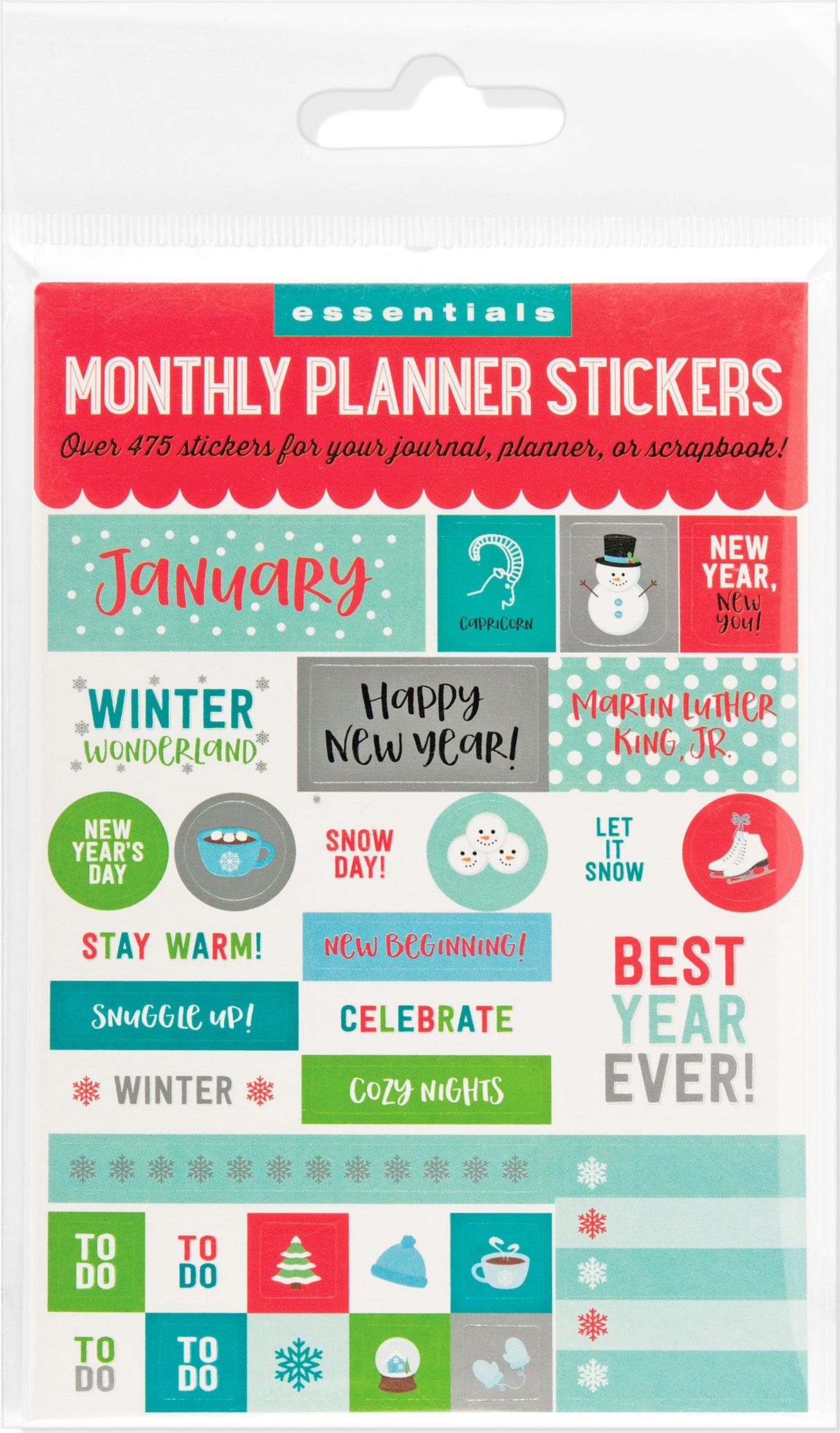 Essentials Monthly Planner Stickers | Atlas Stationers.