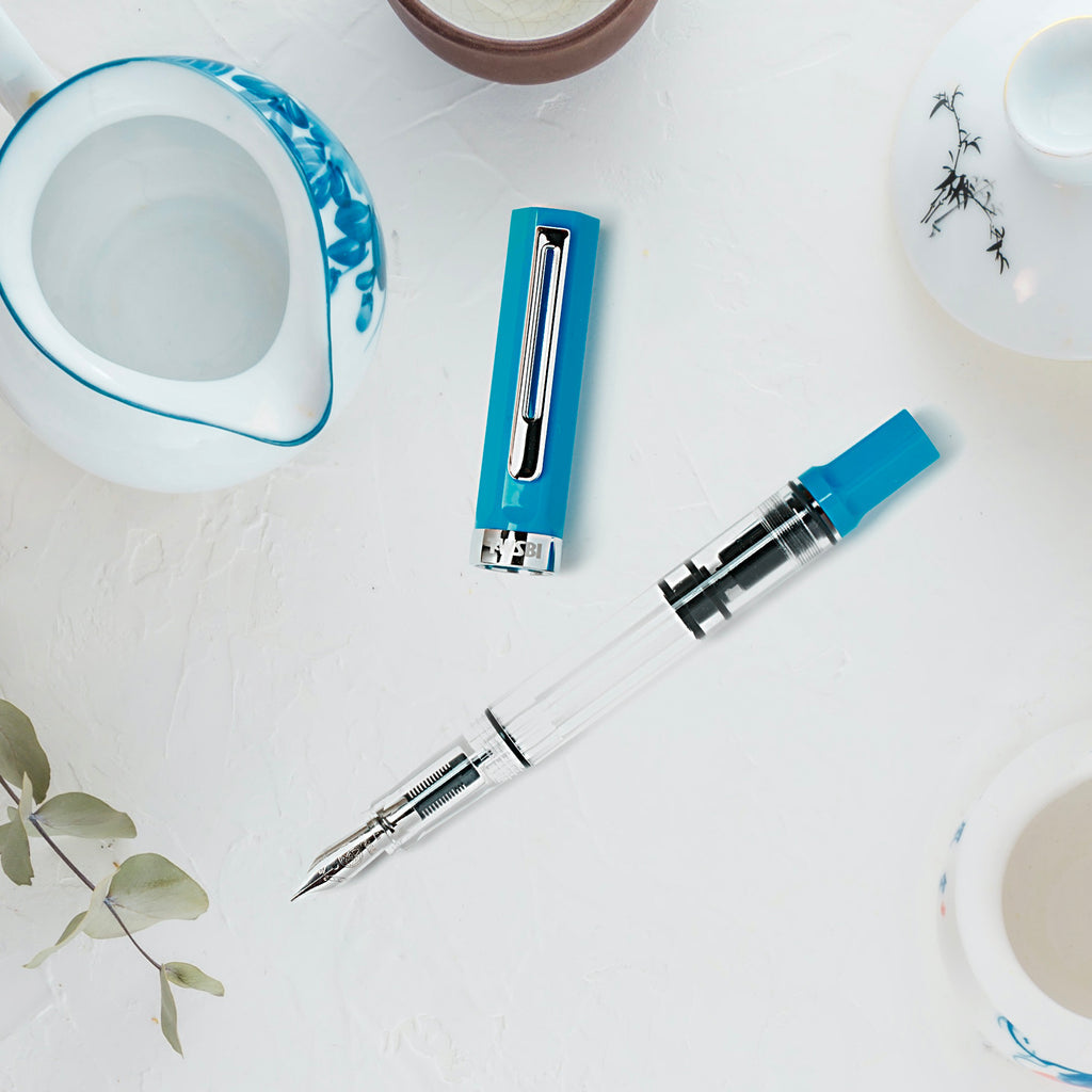 TWSBI Eco Fountain Pen - Cerulean Blue | Atlas Stationers.