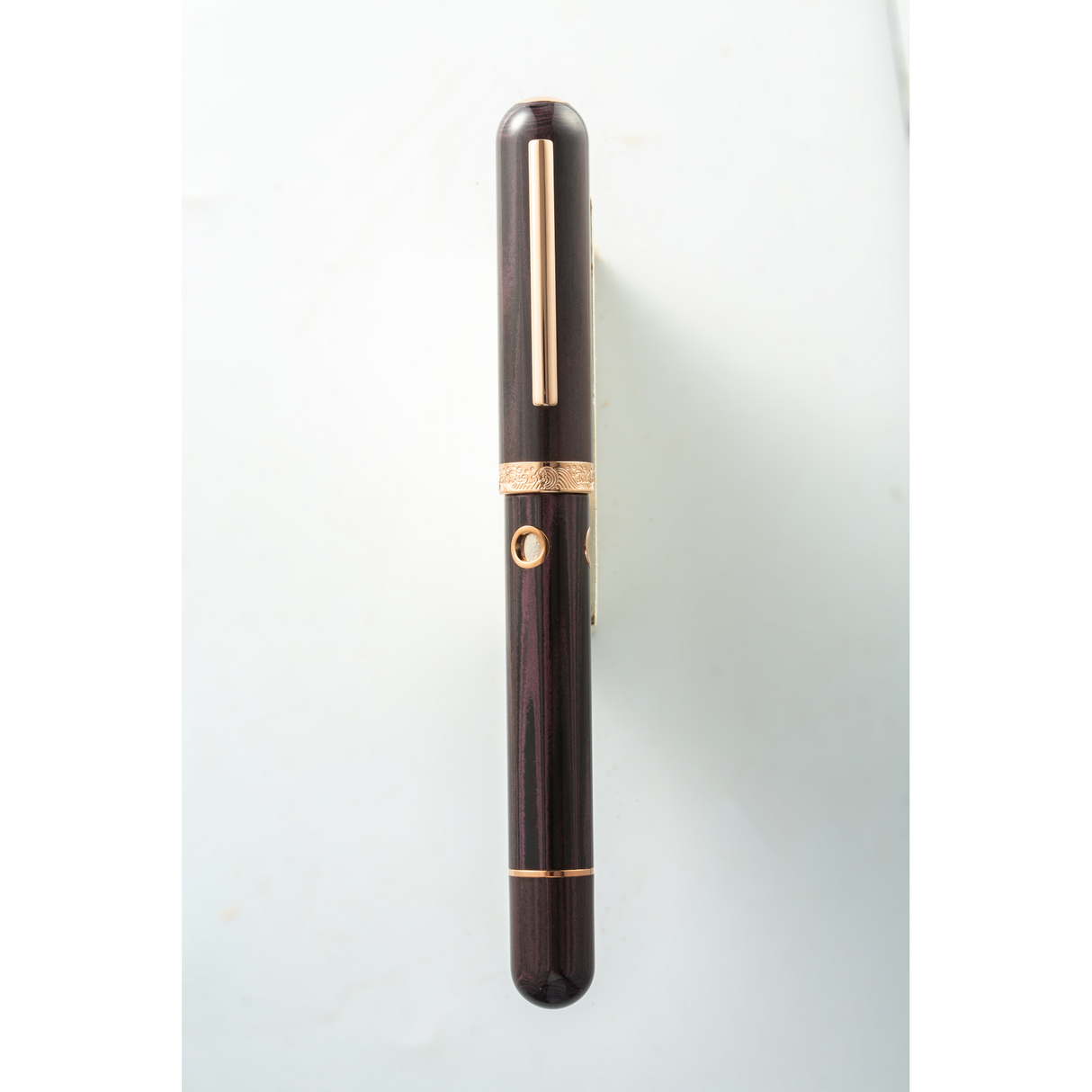 Nahvalur (Narwhal) Nautilus Fountain Pen - Stylophora Berry | Atlas Stationers.