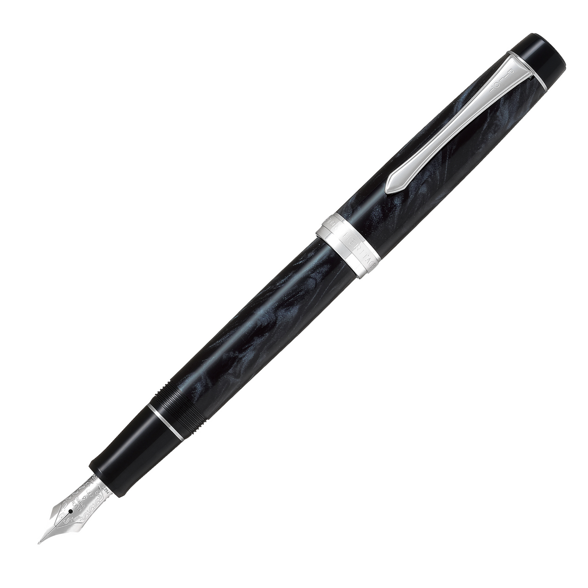 Pilot Custom Heritage SE Fountain Pen - Black | Atlas Stationers.
