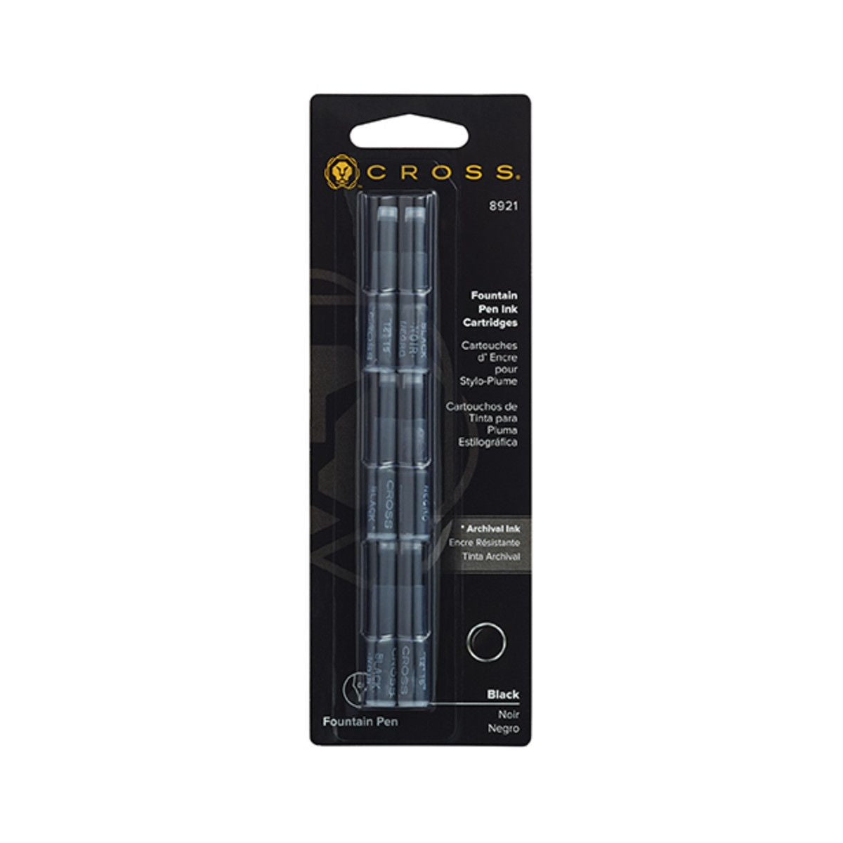 Cross Fountain Pen Ink Cartridges - Black | Atlas Stationers.