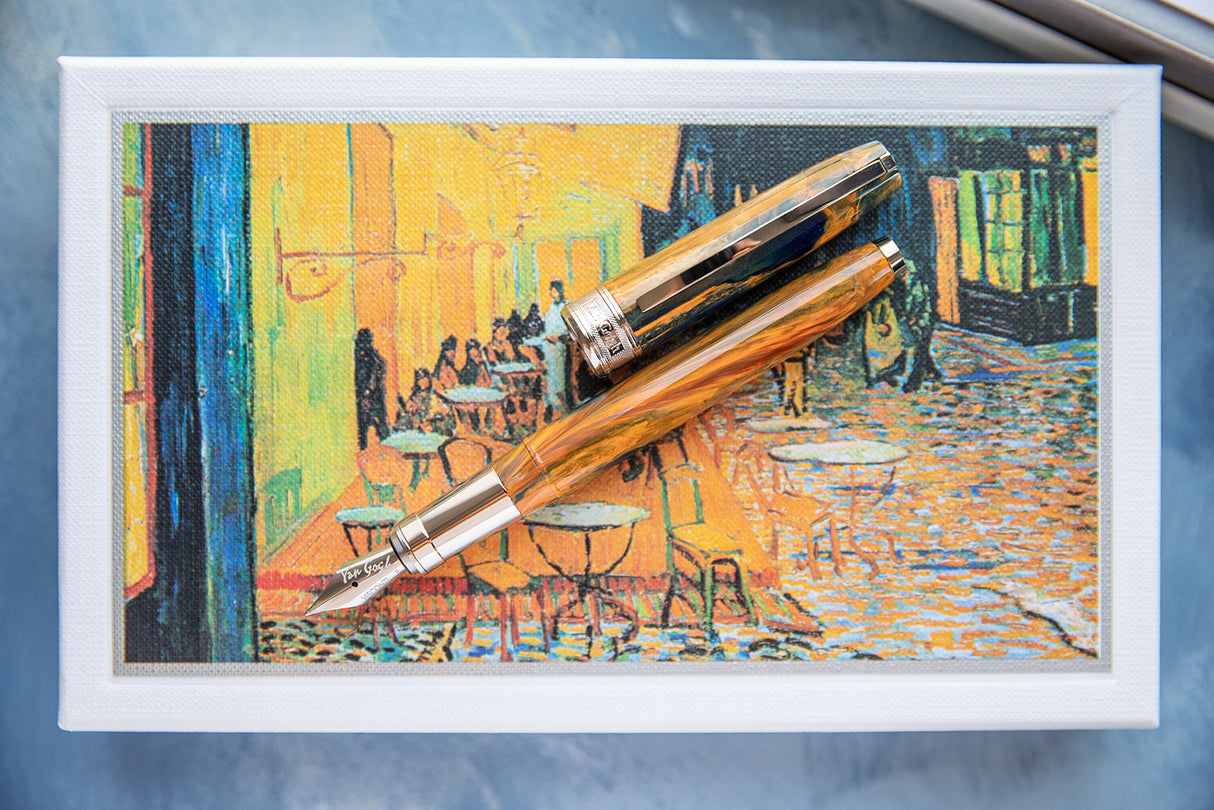 Visconti Van Gogh Fountain Pen - Cafe Terrace at Night | Atlas Stationers.