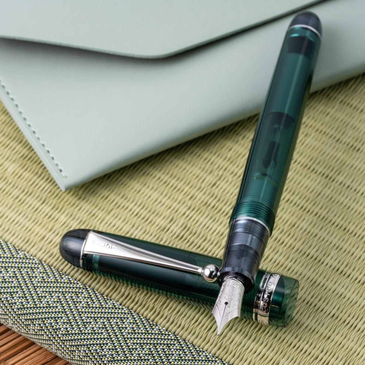 Pilot Custom 74 Fountain Pen - Green | Atlas Stationers.