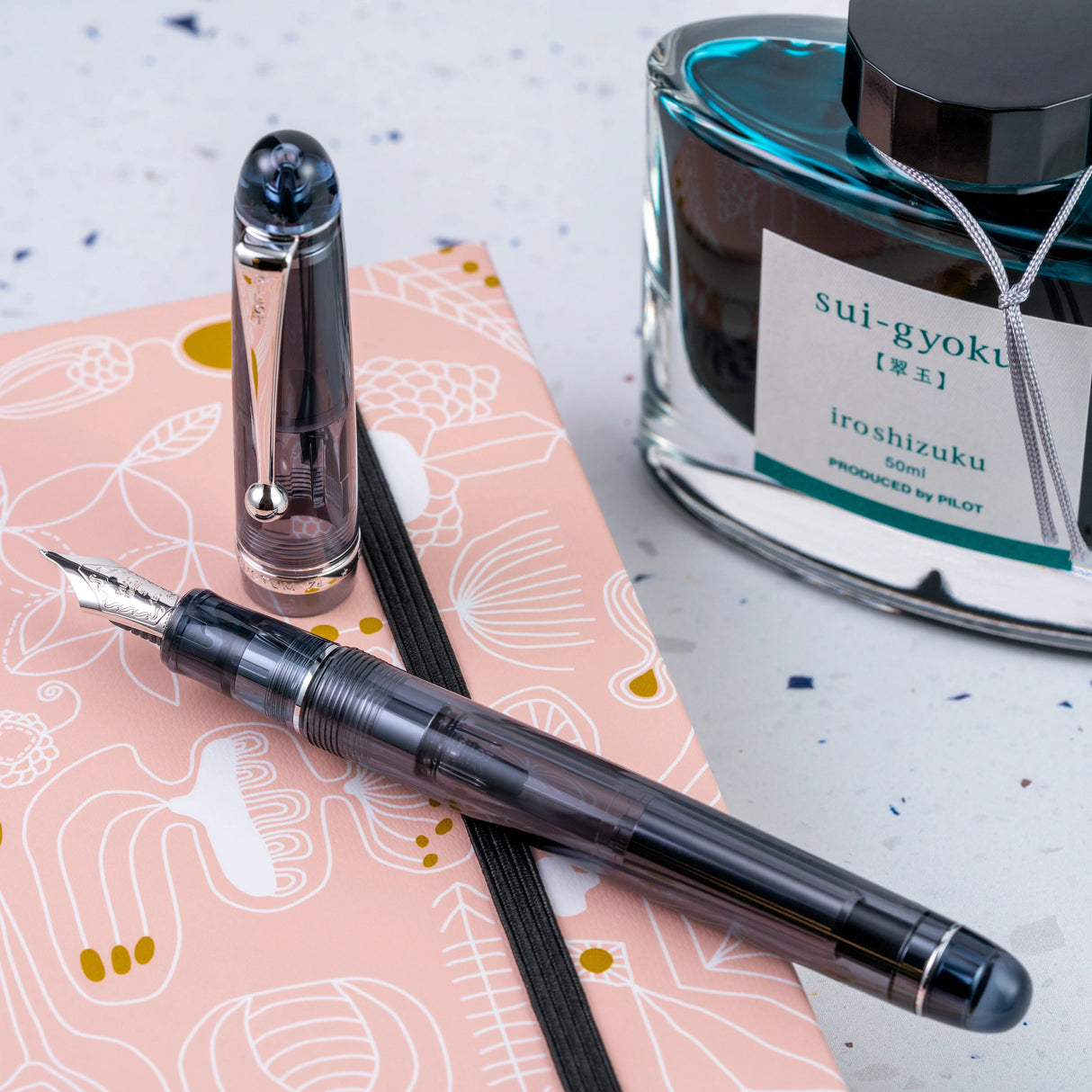 Pilot Custom 74 Fountain Pen - Smoke | Atlas Stationers.