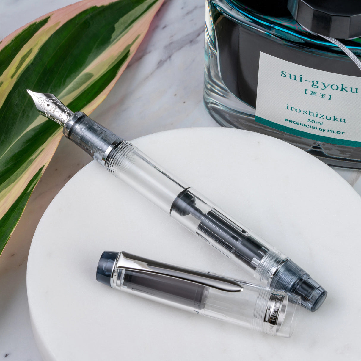 Pilot Custom Heritage 92 Fountain Pen - Clear | Atlas Stationers.